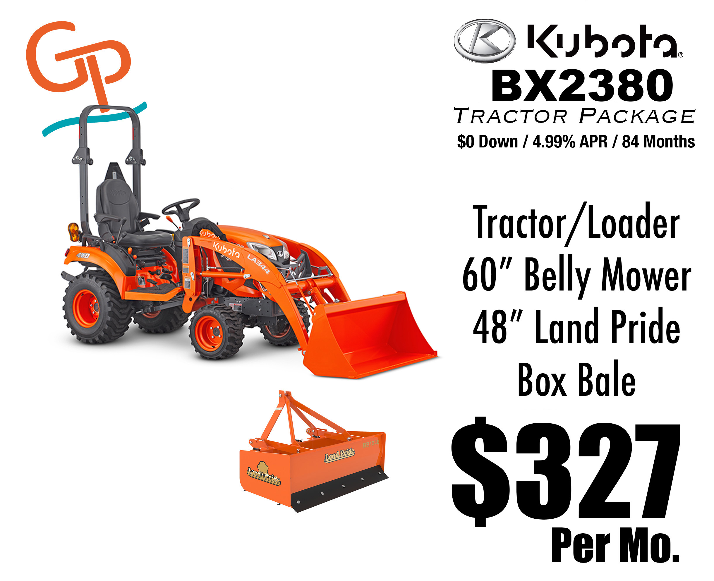 New Kubota BX2380-1 Package